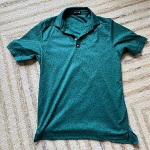 Bad Birdie Teal Polo Shirt